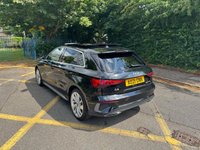 USED 2021 21 AUDI A3 1.4 TFSIe 40 S line Sportback 5dr Petrol Plug-in Hybrid S Tronic Euro 6 (s/s) 13kWh (204 ps) One Owner, Reverse Camera, Panoramic Sunroof