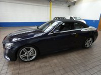 USED 2018 18 MERCEDES-BENZ E CLASS 2.0 E300 AMG Line (Premium Plus) Cabriolet 2dr Petrol G-Tronic+ Euro 6 (s/s) (245 ps) SAT NAV AIR SCARF REAR VIEW CAMERA BURMESTER SOUND SYSTEM PART LEATHER INTERIOR HEATED SEATS CRUISE CONTROL PARKING SENSORS SERVICE HISTORY WARRANTY