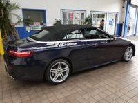 USED 2018 18 MERCEDES-BENZ E CLASS 2.0 E300 AMG Line (Premium Plus) Cabriolet 2dr Petrol G-Tronic+ Euro 6 (s/s) (245 ps) SAT NAV AIR SCARF REAR VIEW CAMERA BURMESTER SOUND SYSTEM PART LEATHER INTERIOR HEATED SEATS CRUISE CONTROL PARKING SENSORS SERVICE HISTORY WARRANTY