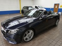 USED 2018 18 MERCEDES-BENZ E CLASS 2.0 E300 AMG Line (Premium Plus) Cabriolet 2dr Petrol G-Tronic+ Euro 6 (s/s) (245 ps) SAT NAV AIR SCARF REAR VIEW CAMERA BURMESTER SOUND SYSTEM PART LEATHER INTERIOR HEATED SEATS CRUISE CONTROL PARKING SENSORS SERVICE HISTORY WARRANTY