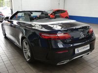 USED 2018 18 MERCEDES-BENZ E CLASS 2.0 E300 AMG Line (Premium Plus) Cabriolet 2dr Petrol G-Tronic+ Euro 6 (s/s) (245 ps) SAT NAV AIR SCARF REAR VIEW CAMERA BURMESTER SOUND SYSTEM PART LEATHER INTERIOR HEATED SEATS CRUISE CONTROL PARKING SENSORS SERVICE HISTORY WARRANTY