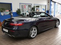 USED 2018 18 MERCEDES-BENZ E CLASS 2.0 E300 AMG Line (Premium Plus) Cabriolet 2dr Petrol G-Tronic+ Euro 6 (s/s) (245 ps) SAT NAV AIR SCARF REAR VIEW CAMERA BURMESTER SOUND SYSTEM PART LEATHER INTERIOR HEATED SEATS CRUISE CONTROL PARKING SENSORS SERVICE HISTORY WARRANTY