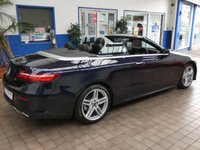 USED 2018 18 MERCEDES-BENZ E CLASS 2.0 E300 AMG Line (Premium Plus) Cabriolet 2dr Petrol G-Tronic+ Euro 6 (s/s) (245 ps) SAT NAV AIR SCARF REAR VIEW CAMERA BURMESTER SOUND SYSTEM PART LEATHER INTERIOR HEATED SEATS CRUISE CONTROL PARKING SENSORS SERVICE HISTORY WARRANTY