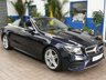 USED 2018 18 MERCEDES-BENZ E CLASS 2.0 E300 AMG Line (Premium Plus) Cabriolet 2dr Petrol G-Tronic+ Euro 6 (s/s) (245 ps) SAT NAV AIR SCARF REAR VIEW CAMERA BURMESTER SOUND SYSTEM PART LEATHER INTERIOR HEATED SEATS CRUISE CONTROL PARKING SENSORS SERVICE HISTORY WARRANTY