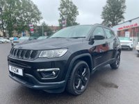 USED 2020 20 JEEP COMPASS 1.4T MultiAirII Night Eagle SUV 5dr Petrol Manual Euro 6 (s/s) (140 ps) SOMETHING A BIT DIFFERENT, JUST ARRIVED ON OUR FORECOURT+FINISHED IN FACTORY BLACK PAINT+JUST 1 FORMER KEEPER+SERVICE HISTORY+ULEZ COMPLIANT+HALF LEATHER INTERIOR+SATELLITE NAVIGATION+PARK ASSIST+CLIMATE CONTROL+18 INCH ALLOY WHEELS+1 FULL YEARS MOT PRIOR TO COLLECTION+CALL NOW TO SPEAK WITH ONE OF OUR HIGHLY TRAINED SALES ADVISORS+NOT TO BE MISSED!!!!!!!!!!!!!!!!!!!!!!!!!!!!!