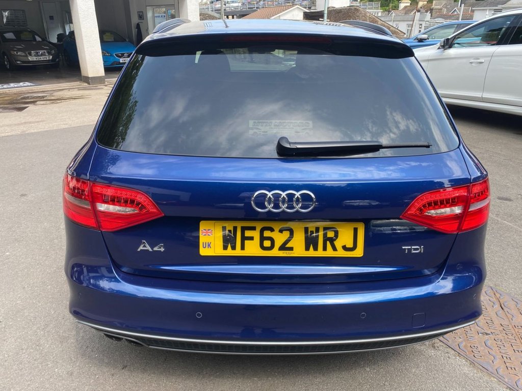 USED 2012 62 AUDI A4 AVANT 2.0 TDI Black Edition Estate 5dr Diesel Manual Euro 5 (s/s) (177 ps) HEATED SEATS/DAB