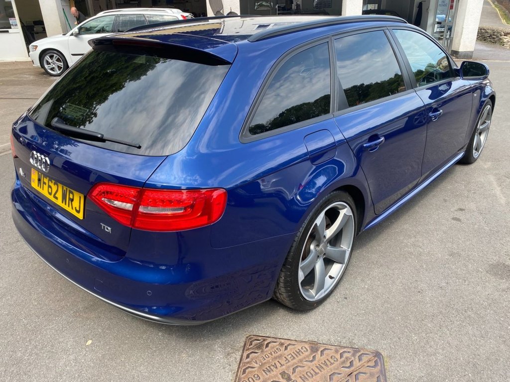 USED 2012 62 AUDI A4 AVANT 2.0 TDI Black Edition Estate 5dr Diesel Manual Euro 5 (s/s) (177 ps) HEATED SEATS/DAB