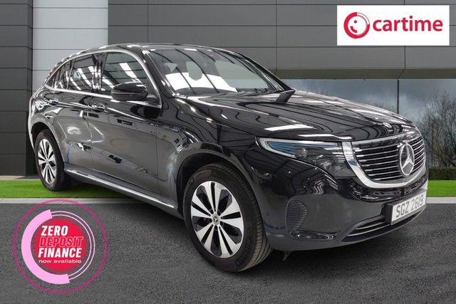 View our Mercedes-Benz Eqc EQC 400 80kWh Sport SUV 5dr Electric Auto 4MATIC (408 ps) MBUX Multimedia System, Parking Package with Parking Assist PARK, KEYLESS-GO Comfort Package, Heated Front Seats, Artico Leather - Silk Beige-Black
