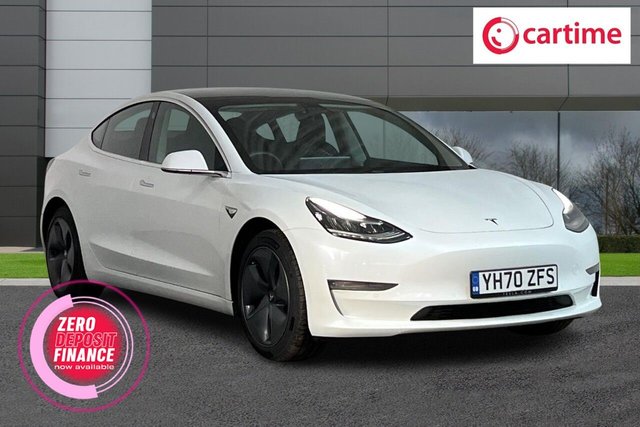 View our Tesla Model 3 (Dual Motor) Long Range Saloon 4dr Electric Auto 4WDE (346 ps) 1 Previous Owner, 15-Inch Touchscreen, Reverse Camera, Heated Seats, Cruise Control