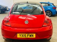 USED 2015 15 VOLKSWAGEN BEETLE 1.6 TDi BlueMotion Tech Design Automatic Hatchback 3 Door Diesel DSG Euro 5 (s/s) (105 ps) RARE AUTOMATIC MODEL