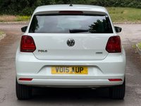 USED 2015 15 VOLKSWAGEN POLO 1.0 BlueMotion Tech SE Design Hatchback 5dr Petrol Manual Euro 6 (s/s) (60 ps) 