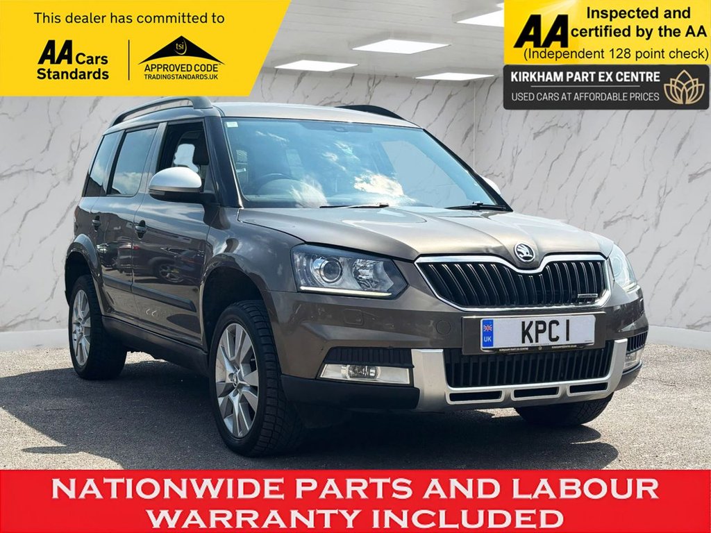 Skoda Yeti 2.0 TDI Elegance Outdoor 4WD DSG SUV – 2015, Diesel, Automatic, 72,424 miles, Brown