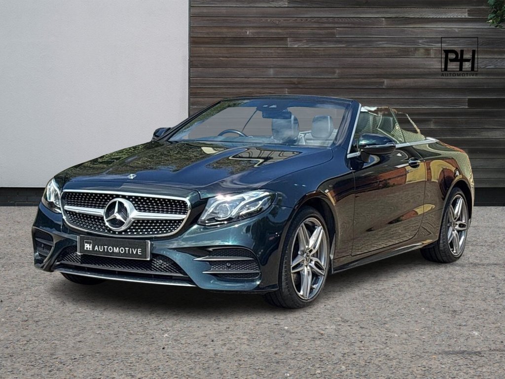 USED 2017 67 MERCEDES-BENZ E-CLASS 3.0 E350d V6 AMG Line (Premium Plus) Cabriolet 2dr Diesel G-Tronic+ 4MATIC Euro 6 (s/s) (258 ps) PREMIUM PLUS|12.3" WIDESCREEN