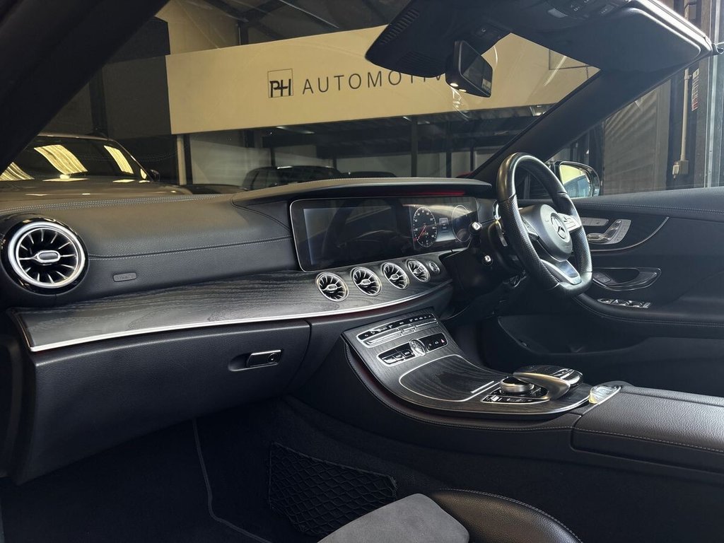 USED 2017 67 MERCEDES-BENZ E-CLASS 3.0 E350d V6 AMG Line (Premium Plus) Cabriolet 2dr Diesel G-Tronic+ 4MATIC Euro 6 (s/s) (258 ps) PREMIUM PLUS|12.3" WIDESCREEN