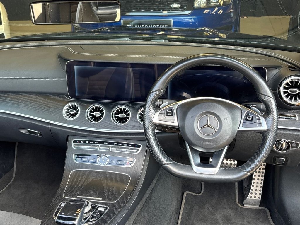 USED 2017 67 MERCEDES-BENZ E-CLASS 3.0 E350d V6 AMG Line (Premium Plus) Cabriolet 2dr Diesel G-Tronic+ 4MATIC Euro 6 (s/s) (258 ps) PREMIUM PLUS|12.3" WIDESCREEN