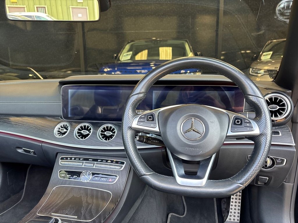 USED 2017 67 MERCEDES-BENZ E-CLASS 3.0 E350d V6 AMG Line (Premium Plus) Cabriolet 2dr Diesel G-Tronic+ 4MATIC Euro 6 (s/s) (258 ps) PREMIUM PLUS|12.3" WIDESCREEN