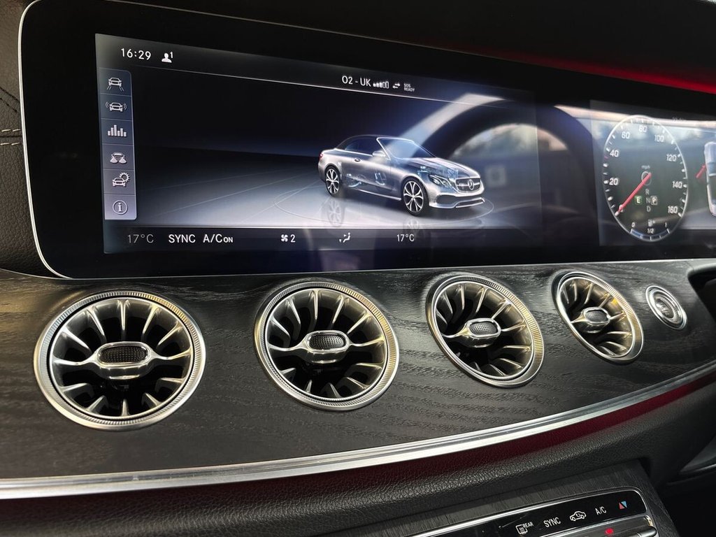 USED 2017 67 MERCEDES-BENZ E-CLASS 3.0 E350d V6 AMG Line (Premium Plus) Cabriolet 2dr Diesel G-Tronic+ 4MATIC Euro 6 (s/s) (258 ps) PREMIUM PLUS|12.3" WIDESCREEN