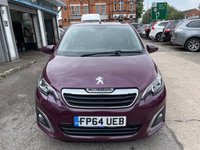 USED 2014 64 PEUGEOT 108 1.2 VTi PureTech Allure Hatchback 5dr Petrol Manual Euro 5 (82 ps) 