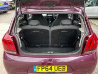 USED 2014 64 PEUGEOT 108 1.2 VTi PureTech Allure Hatchback 5dr Petrol Manual Euro 5 (82 ps) 