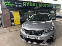 USED 2018 18 PEUGEOT 3008 1.2 PureTech Allure SUV 5dr Petrol Manual Euro 6 (s/s) (130 ps) APPLE CARPLAY/ANDROID AUTO + PEUGEOT i-COCKPIT + REVERSING CAMERA WITH PARKING SENSORS + HEATED SEATS WITH MASSAGE FUNCTION + VISIBILITY PACK + SAFETY PLUS PACK + CRUISE CONTROL + DAB RADIO + AUTOMATIC DUAL-ZONE CLIMATE CONTROL WITH AIR CON + REMOTE CENTRAL LOCKING + ELECTRIC PARKING BRAKE + 3D CONNECTED NAVIGATION + REAR PICNIC TABLES + 18' DIAMOND CUT ALLOY WHEELS WITH TPMS
