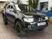 USED 2012 L MITSUBISHI L200 2.5 DI-D Barbarian Pickup Double Cab 4dr Diesel Auto 4WD Euro 5 (LB) (175 ps) SAT NAV CAMERA LEATHER CRUISE
