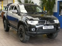 USED 2012 L MITSUBISHI L200 2.5 DI-D Barbarian Pickup Double Cab 4dr Diesel Auto 4WD Euro 5 (LB) (175 ps) SAT NAV CAMERA LEATHER CRUISE