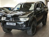 USED 2012 L MITSUBISHI L200 2.5 DI-D Barbarian Pickup Double Cab 4dr Diesel Auto 4WD Euro 5 (LB) (175 ps) SAT NAV CAMERA LEATHER CRUISE