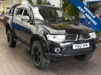 USED 2012 L MITSUBISHI L200 2.5 DI-D Barbarian Pickup Double Cab 4dr Diesel Auto 4WD Euro 5 (LB) (175 ps) SAT NAV CAMERA LEATHER CRUISE