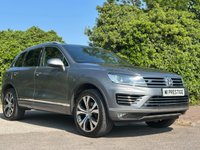 USED 2014 64 VOLKSWAGEN TOUAREG 3.0 TDI V6 BlueMotion Tech R-Line SUV 5dr Diesel Tiptronic 4WD Euro 6 (s/s) (262 ps) HTD LEATHER SEATS-BI XENONS-PDC