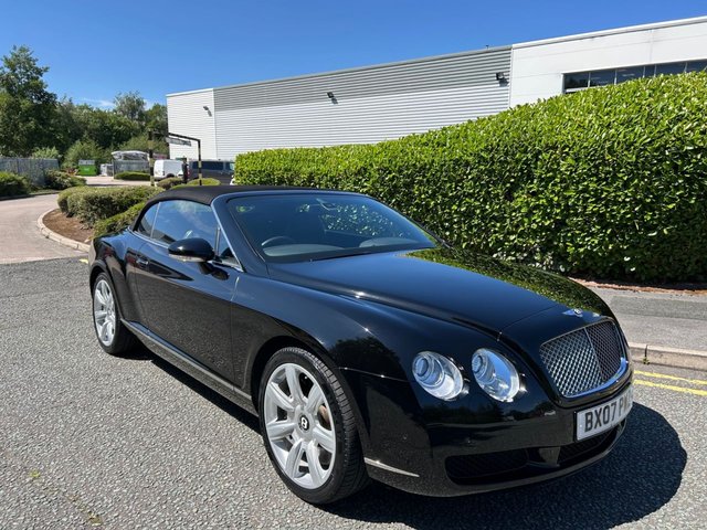 2007 07 Bentley Continental 6.0 W12 GTC Convertible 2dr Petrol Auto 4WD Euro 4 (560 ps)-Fantastic Low Mileage Example-1 Former Keeper-Last Keeper Since Jan 2012-Finished In Beluga Black Metallic-Beluga Leather Upholstery-Piano Black Interior Trim-20 Inch Unmarked Seven Spoke Alloy Wheels-Black Roof-What a Car.