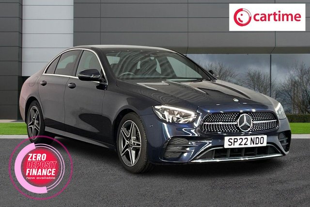 View our Mercedes-Benz E-Class 2.0 E220dh MHEV AMG Line Saloon 4dr Diesel Hybrid G-Tronic+ Euro 6 (s/s) (220 ps) Media Display, Reverse Camera, Heated Seats, Cruise Control, Satellite Navigation