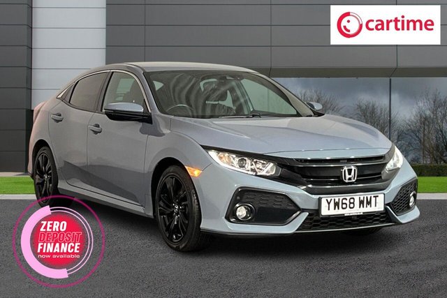 View our Honda Civic 1.6 i-DTEC SR Hatchback 5dr Diesel Auto Euro 6 (s/s) (120 ps) Low Mileage, Media Display, Reversing Camera, Apple CarPlay / Android Auto, Bluetooth