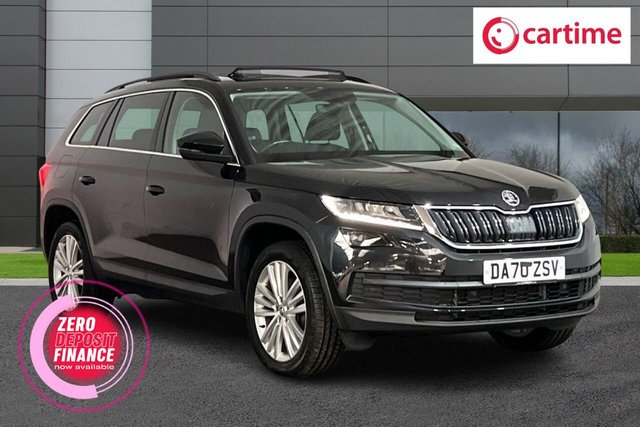 View our Skoda Kodiaq 2.0 TDI SE L SUV 5dr Diesel DSG 4WD Euro 6 (s/s) (7 Seat) (200 ps) Low Mileage / Service History, Touchscreen, Apple CarPlay / Android Auto, Bluetooth, DAB - Digital Radio