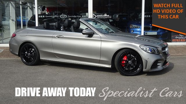 2020 70 Mercedes-Benz C-Class 1.5 C200 MHEV AMG Line (Premium) Cabriolet 2dr Petrol G-Tronic+ Euro 6 (s/s) (198 ps)