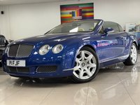 USED 2008 P BENTLEY CONTINENTAL 6.0 W12 GTC Convertible 2dr Petrol Auto 4WD Euro 4 (560 ps) COMPREHENSIVE SERVICE HISTORY & STUNNING COMBINATION BLUE/BEIGE!