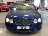 USED 2008 P BENTLEY CONTINENTAL 6.0 W12 GTC Convertible 2dr Petrol Auto 4WD Euro 4 (560 ps) COMPREHENSIVE SERVICE HISTORY & STUNNING COMBINATION BLUE/BEIGE!