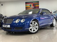 USED 2008 P BENTLEY CONTINENTAL 6.0 W12 GTC Convertible 2dr Petrol Auto 4WD Euro 4 (560 ps) COMPREHENSIVE SERVICE HISTORY & STUNNING COMBINATION BLUE/BEIGE!