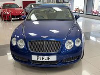 USED 2008 P BENTLEY CONTINENTAL 6.0 W12 GTC Convertible 2dr Petrol Auto 4WD Euro 4 (560 ps) COMPREHENSIVE SERVICE HISTORY & STUNNING COMBINATION BLUE/BEIGE!