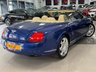 USED 2008 P BENTLEY CONTINENTAL 6.0 W12 GTC Convertible 2dr Petrol Auto 4WD Euro 4 (560 ps) COMPREHENSIVE SERVICE HISTORY & STUNNING COMBINATION BLUE/BEIGE!