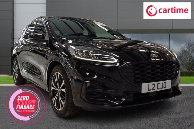 View our Ford Kuga 2.5h Duratec ST-Line X Edition SUV 5dr Petrol Hybrid CVT Euro 6 (s/s) (190 ps) Panoramic Sunroof, Low Mileage, Touchscreen, Heated Seats, Apple CarPlay / Android Auto