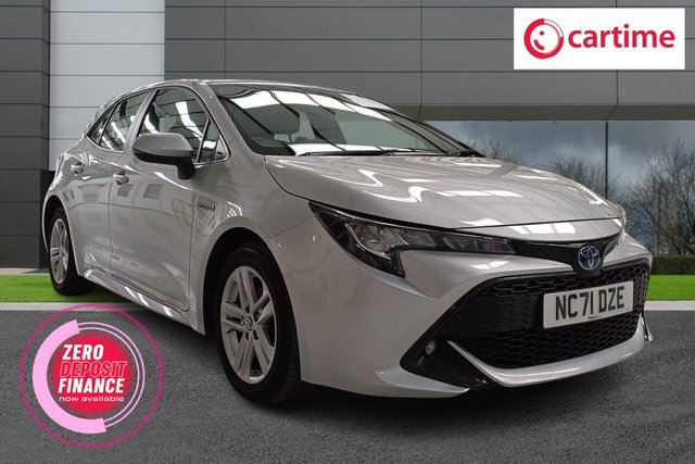View our Toyota Corolla 1.8 VVT-h GPF Icon Hatchback 5dr Petrol Hybrid CVT Euro 6 (s/s) (122 ps) Touchscreen, Reverse Camera, Apple CarPlay / Android Auto, Satellite Navigation, Heated Seats