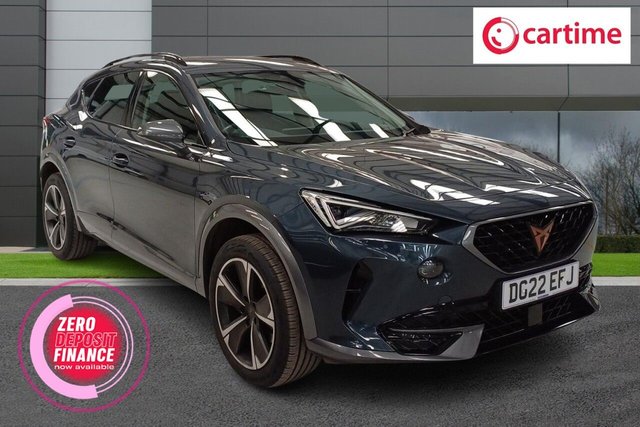 View our Cupra Formentor 1.5 TSI V1 SUV 5dr Petrol DSG Euro 6 (s/s) (150 ps) Touchscreen, Apple CarPlay / Android Auto, Satellite Navigation, Digital Cockpit, Adaptive Cruise Control