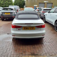USED 2016 16 AUDI S3 2.0 TFSI Cabriolet 2dr Petrol S Tronic quattro Euro 6 (s/s) (Nav) (300 ps) &zwnj;GENUINE MILEAGE AUTO