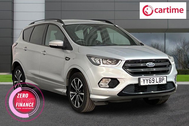 View our Ford Kuga 1.5T EcoBoost GPF ST-Line SUV 5dr Petrol Manual Euro 6 (s/s) (150 ps) Touchscreen, Apple CarPlay / Android Auto, Bluetooth, DAB - Digital Radio, Heated Windscreen