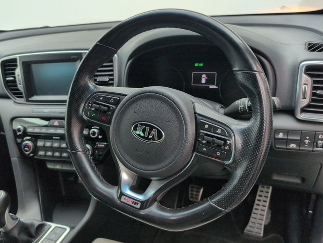 USED 2016 66 KIA SPORTAGE 2.0 CRDi GT-Line SUV 5dr Diesel Manual AWD Euro 6 (134 bhp) - SAT NAV, HEATED SEATS, CRUISE