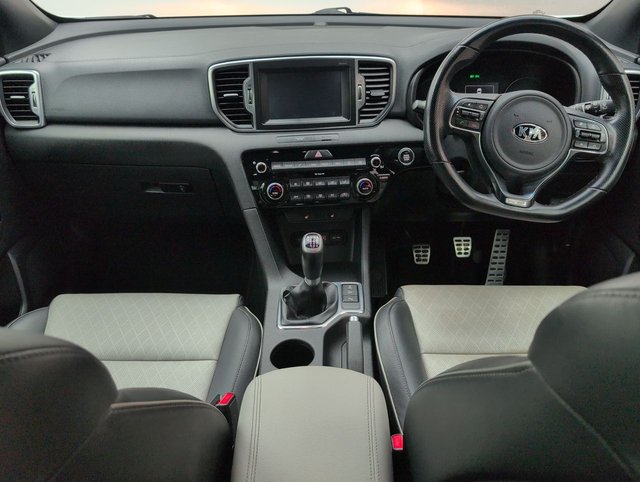 USED 2016 66 KIA SPORTAGE 2.0 CRDi GT-Line SUV 5dr Diesel Manual AWD Euro 6 (134 bhp) - SAT NAV, HEATED SEATS, CRUISE