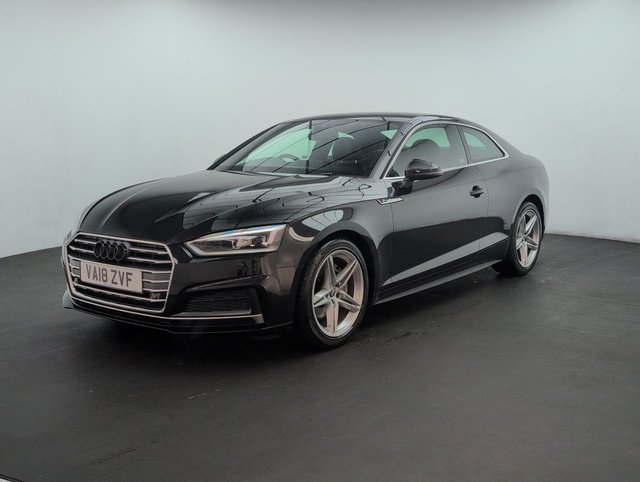 USED 2018 18 Audi A5 2.0 TDI S Line Coupe 2dr Diesel S Tronic Euro 6 (s/S) (190 Ps) - Sat Nav, Sensors, Climate