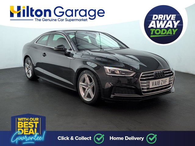 USED 2018 18 Audi A5 2.0 TDI S Line Coupe 2dr Diesel S Tronic Euro 6 (s/S) (190 Ps) - Sat Nav, Sensors, Climate