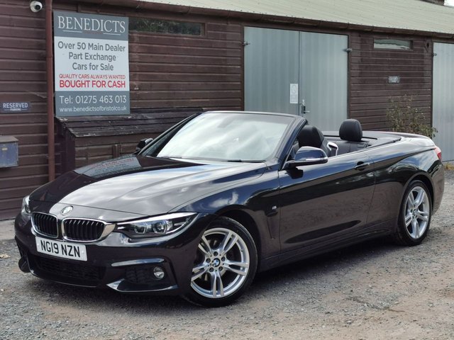 2019 19 BMW 4 Series 2.0 420d M Sport Convertible 2dr Diesel Auto Euro 6 (s/s) (190 ps)