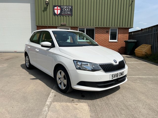 2018 18 Skoda Fabia 1.0 SE Hatchback 5dr Petrol Manual Euro 6 (s/s) (75 ps)